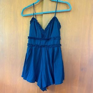 Francesca’s Miami navy romper